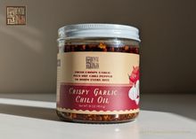 Load image into Gallery viewer, BIG JAR OF CRISPY GARLIC CHILI OIL FROM SEATTLE AND SAIGON - 16 OZ