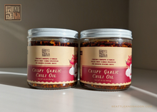 Load image into Gallery viewer, BIG JAR OF CRISPY GARLIC CHILI OIL FROM SEATTLE AND SAIGON - 16 OZ