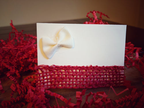RED LOVE NOTE | HAND-WRITING CARD | ONE-OF-A-KIND
